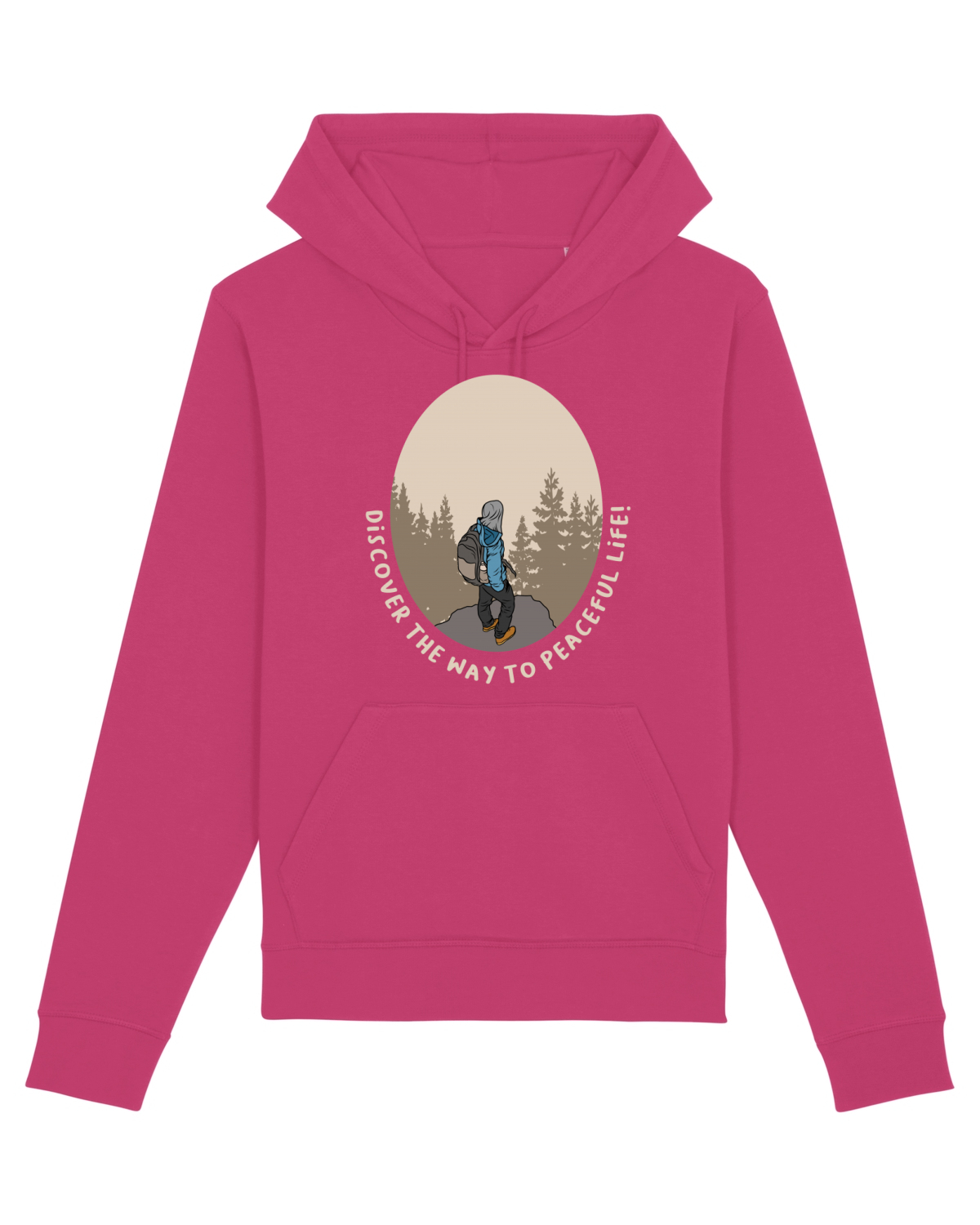 Hanorac Unisex Drummer Raspberry