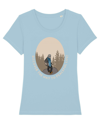 Discover the Way to Peaceful Life Sky Blue