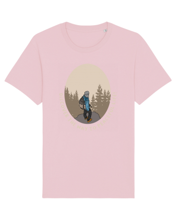 Discover the Way to Peaceful Life Cotton Pink