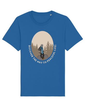 Discover the Way to Peaceful Life Royal Blue