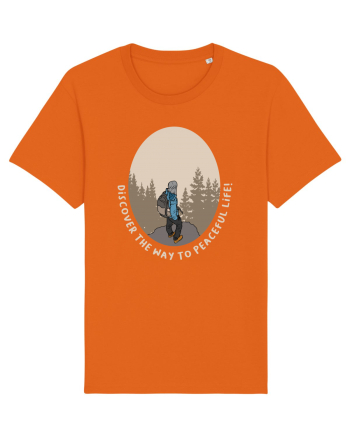 Discover the Way to Peaceful Life Bright Orange