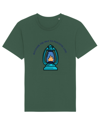 Discover the Way to Peaceful Life! Bottle Green
