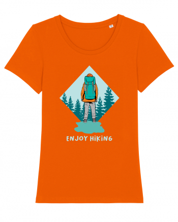 Enjoy Hiking Bright Orange