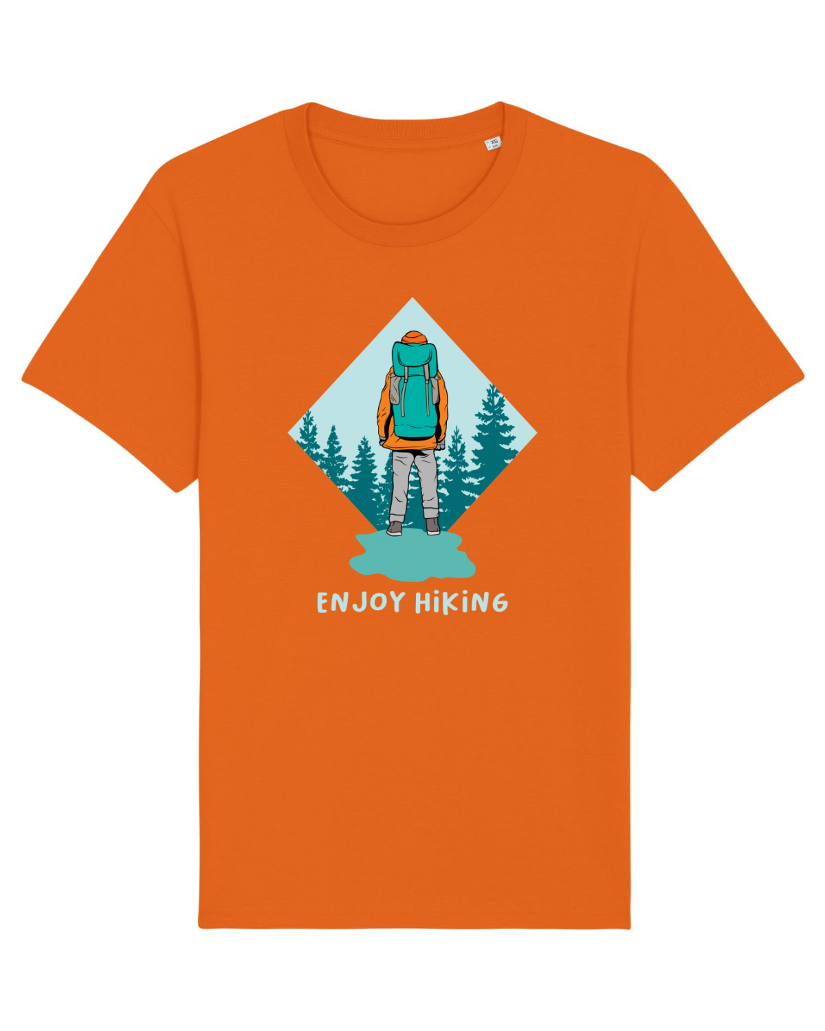 Tricou mânecă scurtă Unisex Rocker Bright Orange