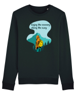 Enjoy the Scenery Along the Way Bluză mânecă lungă Unisex Rise