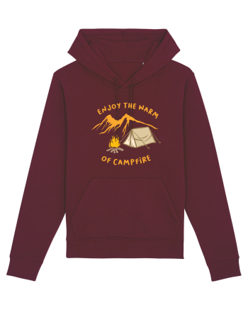 Enjoy the Warm of Campfire Burgundy