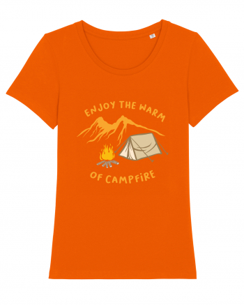 Enjoy the Warm of Campfire Bright Orange