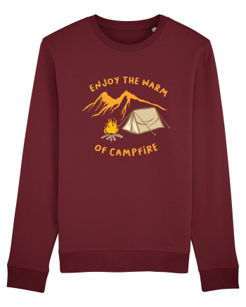 Enjoy the Warm of Campfire Burgundy
