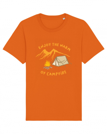 Enjoy the Warm of Campfire Bright Orange