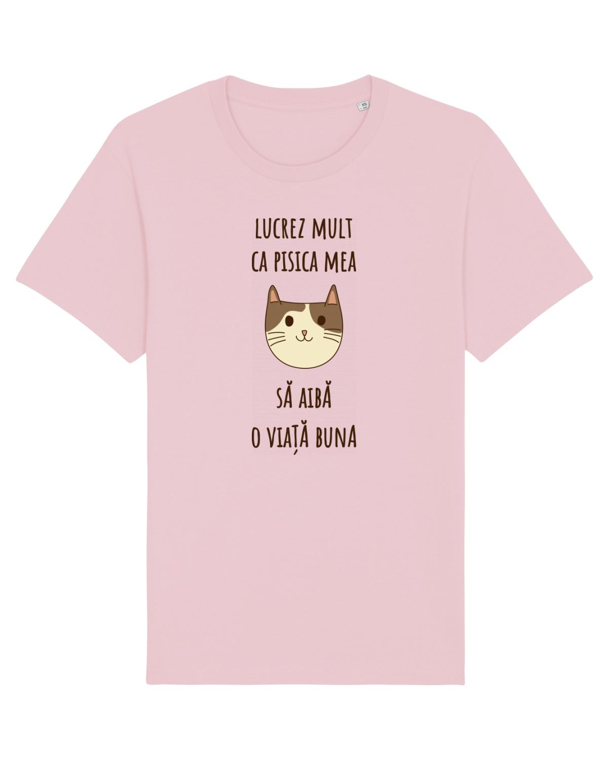 Tricou mânecă scurtă Unisex Rocker Cotton Pink