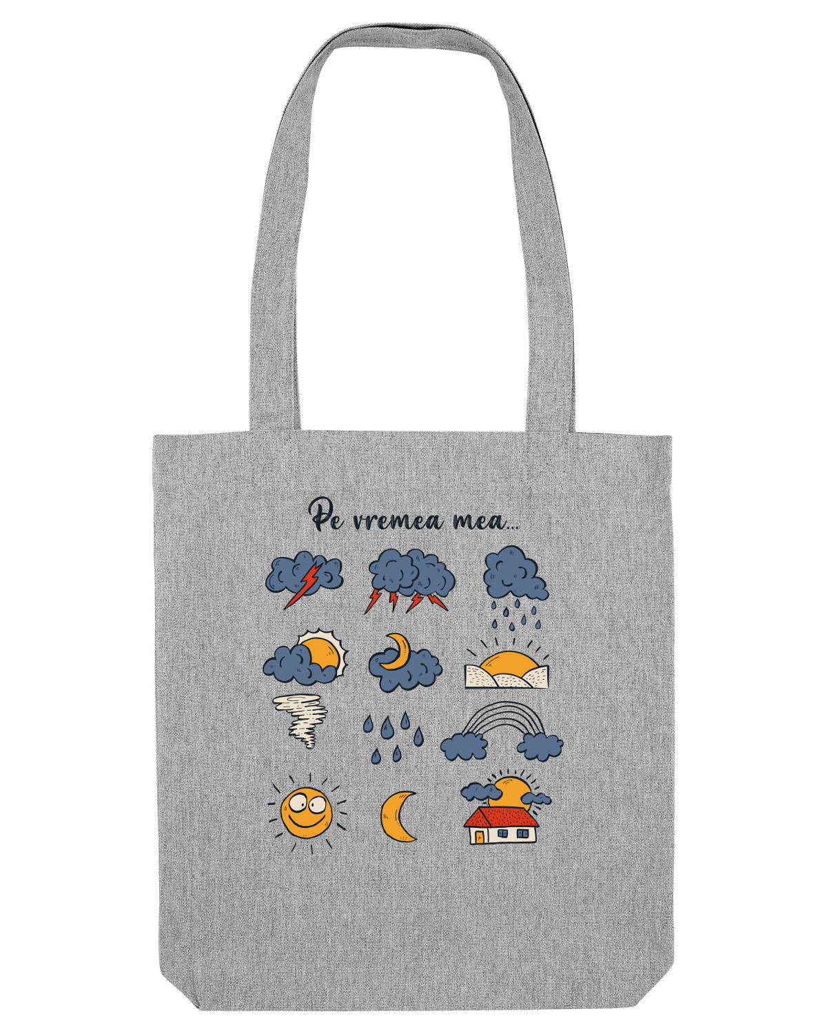 Sacoșă textilă Heather Grey