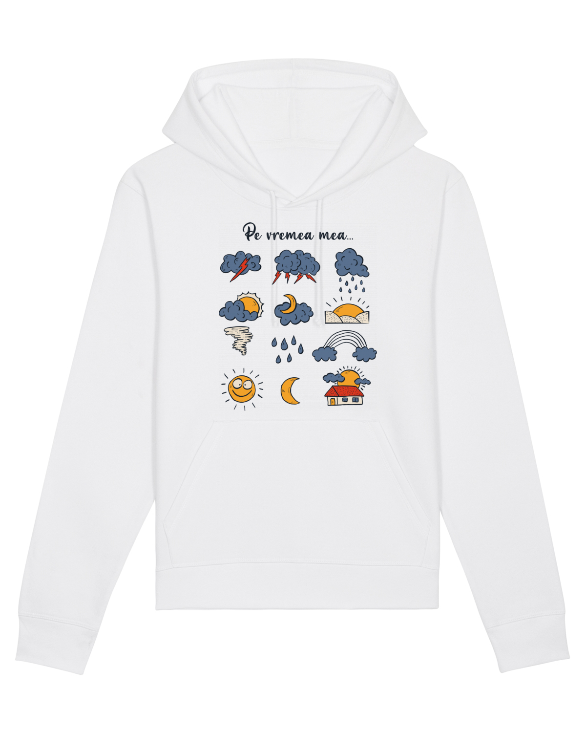 Hanorac Unisex Drummer White