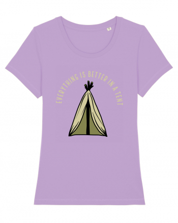 Everything is Better in a Tent Lavender Dawn