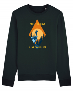 Feel the Sun Live Your Life Bluză mânecă lungă Unisex Rise