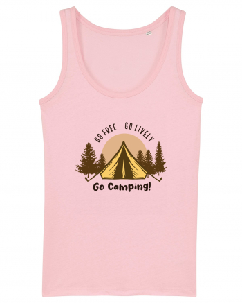 Go Free Go Lively Go Camping! Cotton Pink