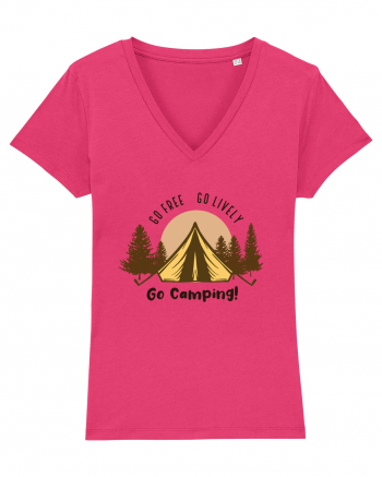 Go Free Go Lively Go Camping! Raspberry