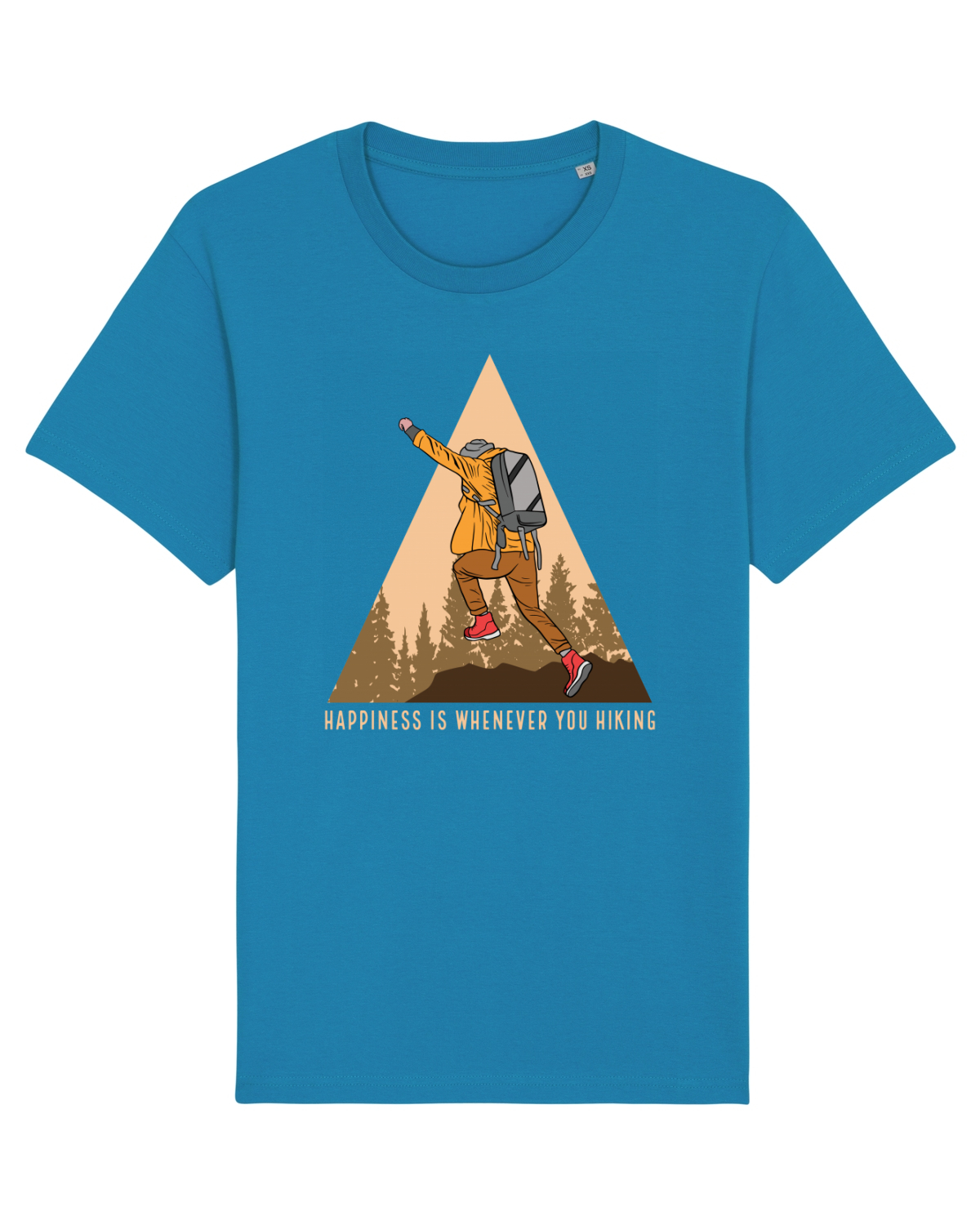 Tricou mânecă scurtă Unisex Rocker Azur