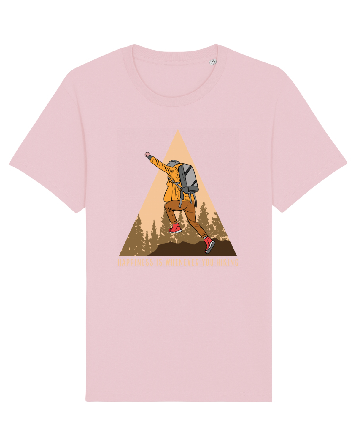 Tricou mânecă scurtă Unisex Rocker Cotton Pink