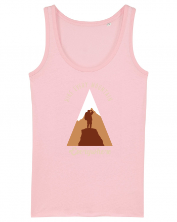 Hike Every Mountain Everywhere Cotton Pink