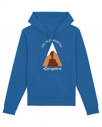 Hike Every Mountain Everywhere Royal Blue