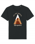 Hike Every Mountain Everywhere Tricou mânecă scurtă Unisex Rocker