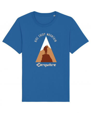 Hike Every Mountain Everywhere Royal Blue