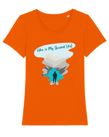 Hike is My Second Life! Bright Orange