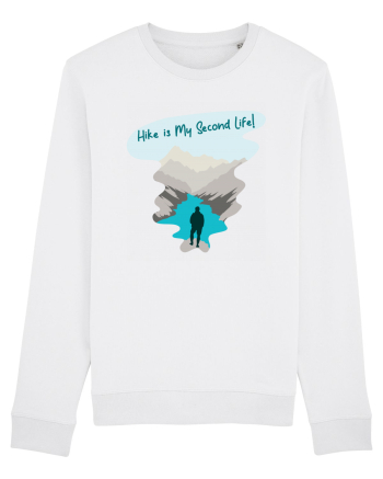 Hike is My Second Life! White