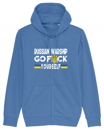 Russian Warship Go Fuck Yourself Russkiy Voyennyy Korabl' Idi Na Khuy Bright Blue