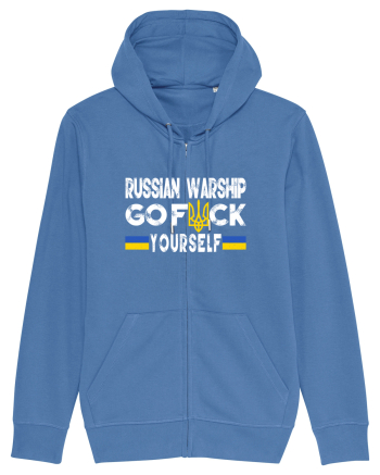 Russian Warship Go Fuck Yourself Russkiy Voyennyy Korabl' Idi Na Khuy Bright Blue