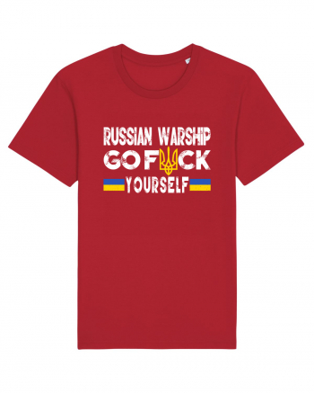 Russian Warship Go Fuck Yourself Russkiy Voyennyy Korabl' Idi Na Khuy Red
