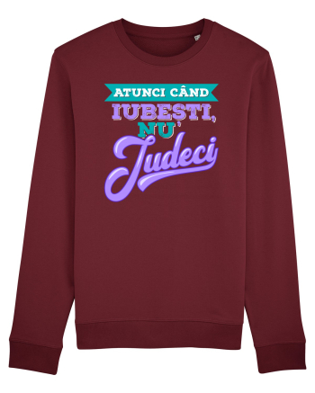 Atunci când iubești, nu judeci Burgundy