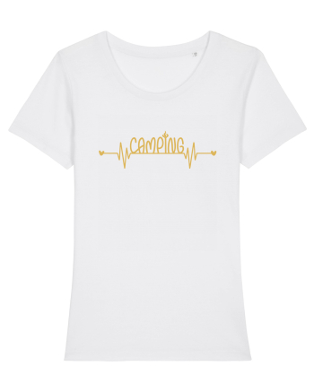 Camping Heartbeats White