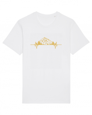 Mountain Heartbeats White