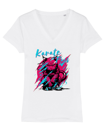 karate magenta White