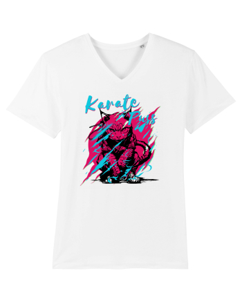 karate magenta White