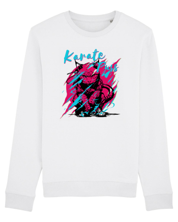karate magenta White