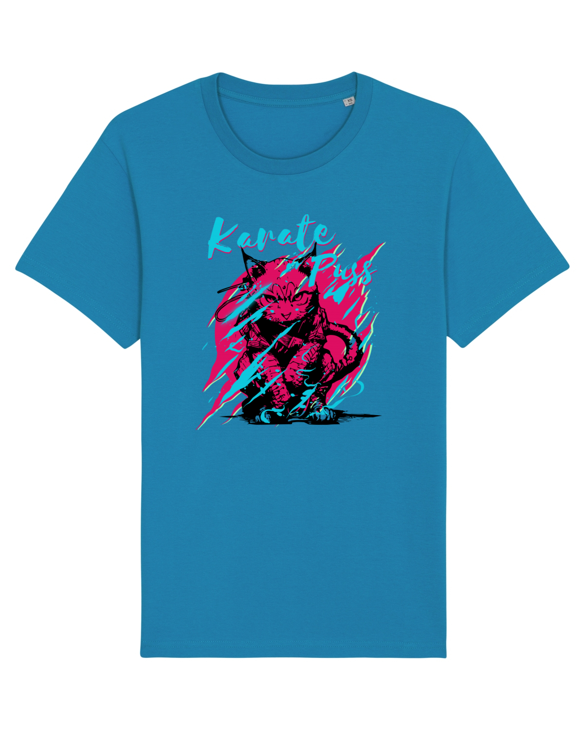 Tricou mânecă scurtă Unisex Rocker Azur