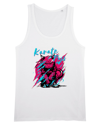 karate magenta White