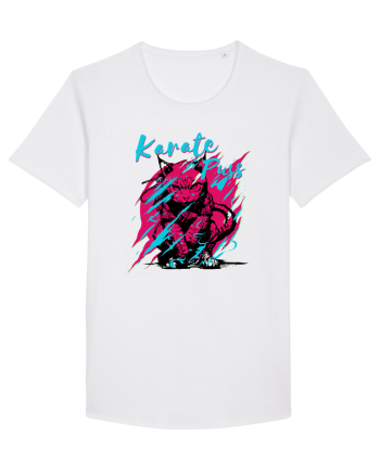 karate magenta White