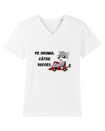 PE DRUMUL CĂTRE SUCCES V1 Tricou mânecă scurtă guler V Bărbat Presenter