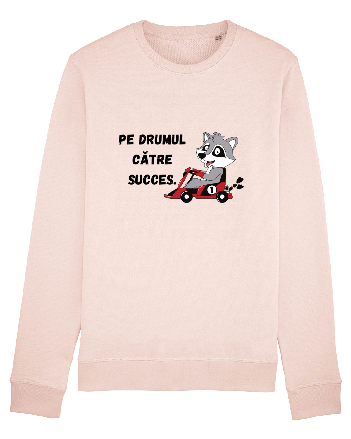 Bluză mânecă lungă Unisex Rise Candy Pink