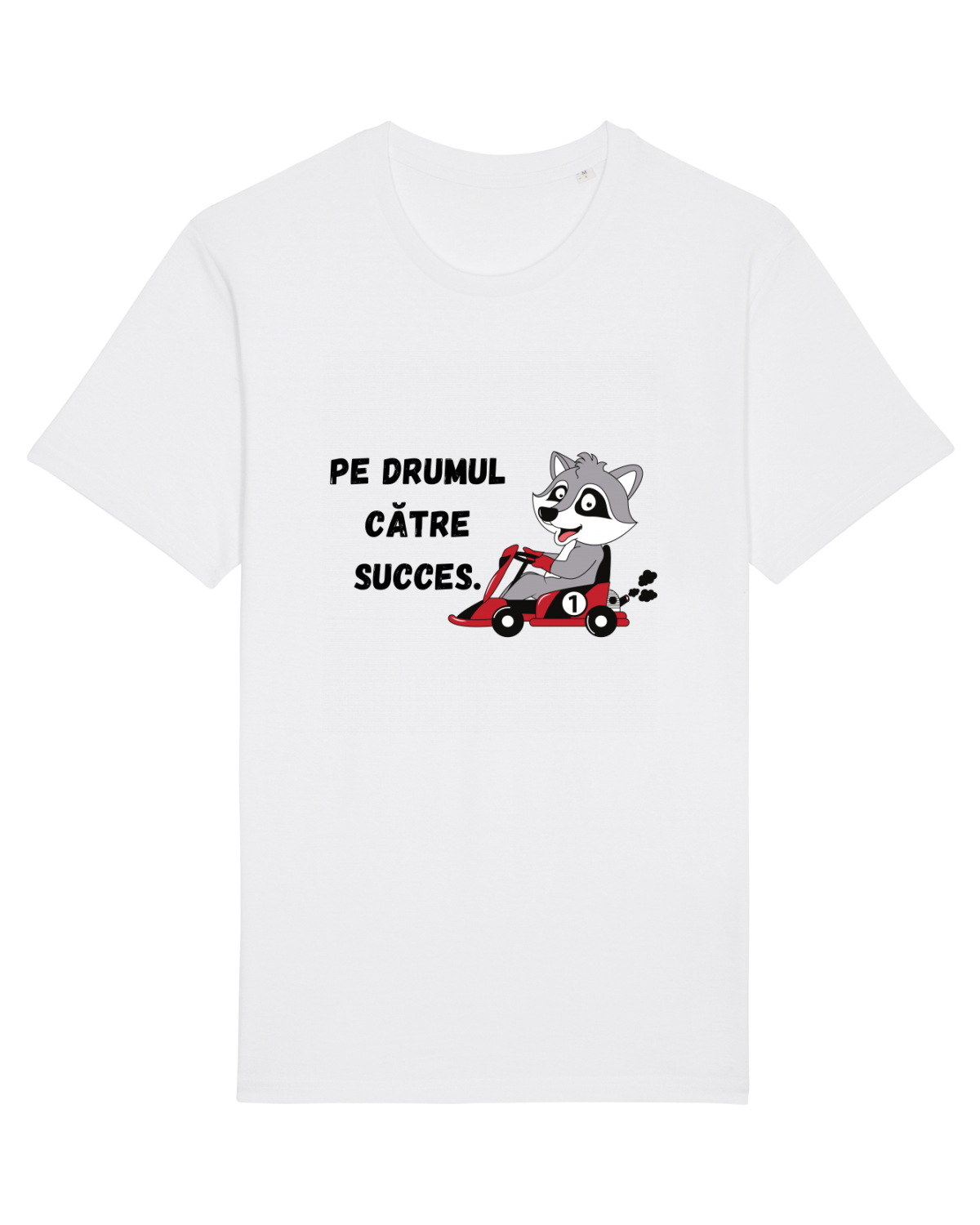 Tricou mânecă scurtă Unisex Rocker White