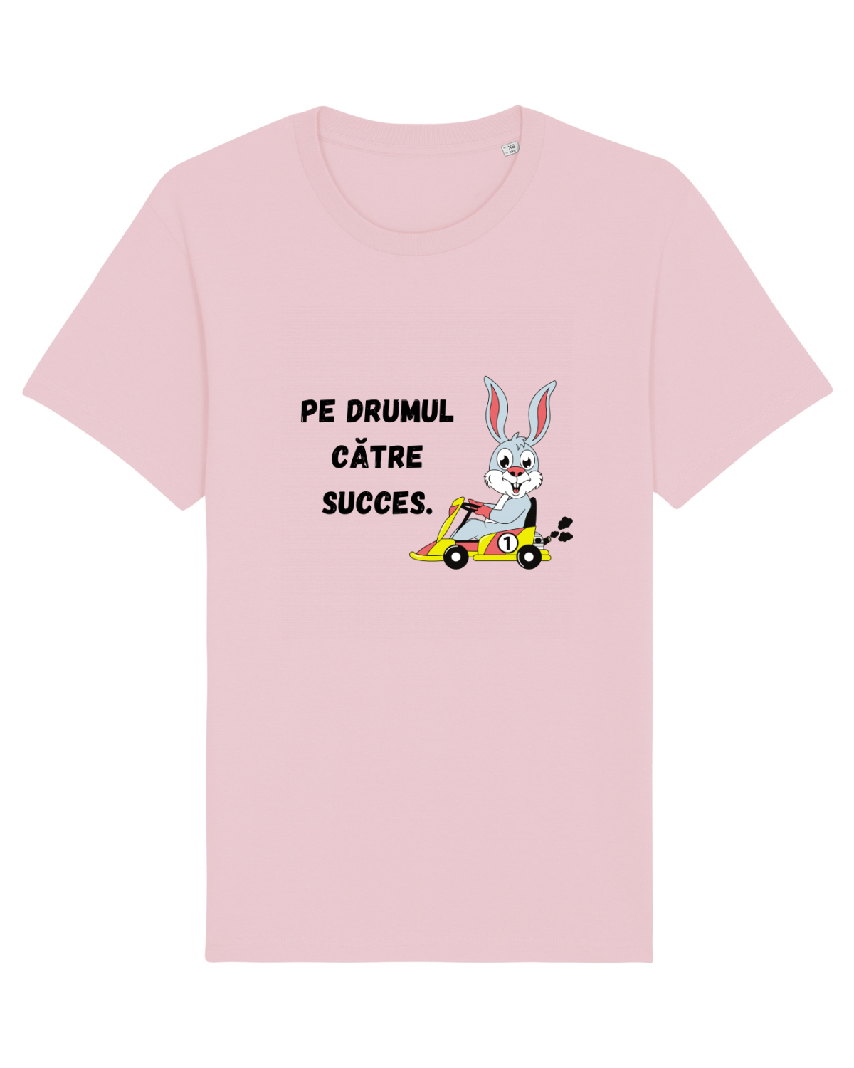 Tricou mânecă scurtă Unisex Rocker Cotton Pink