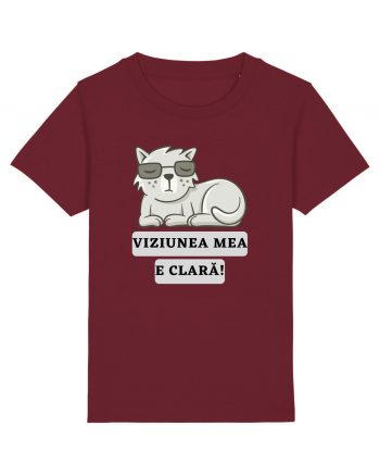 VIZIUNEA MEA E CLARĂ Burgundy