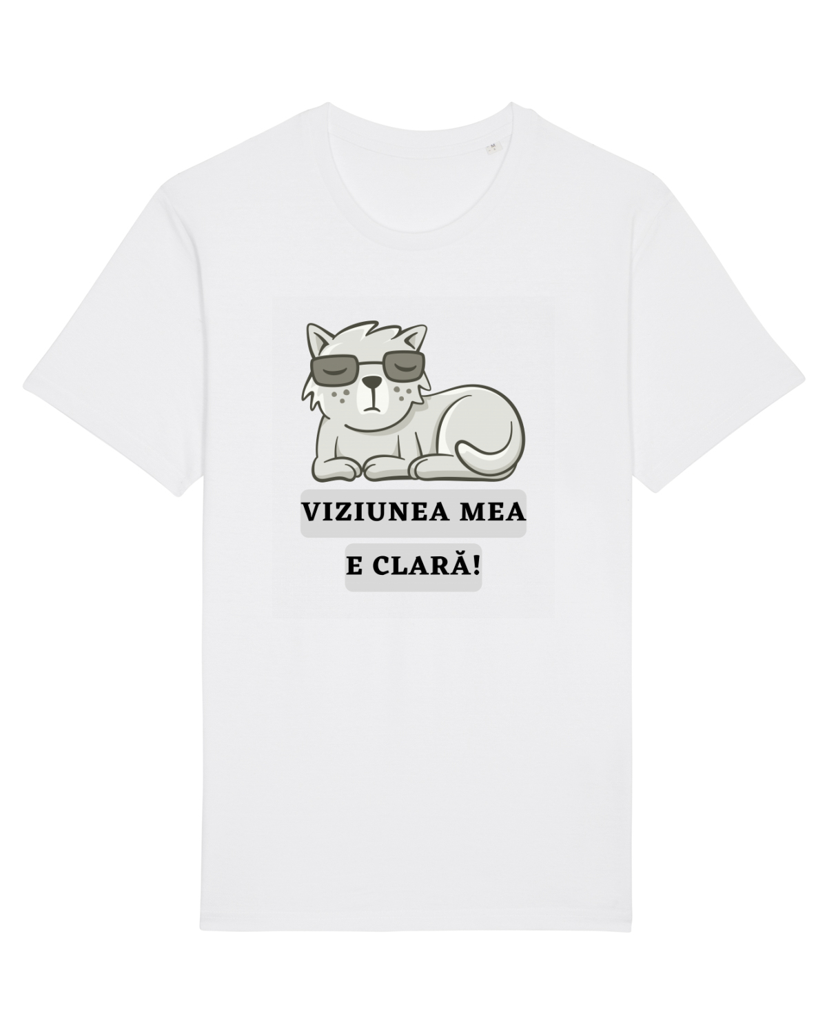 Tricou mânecă scurtă Unisex Rocker White