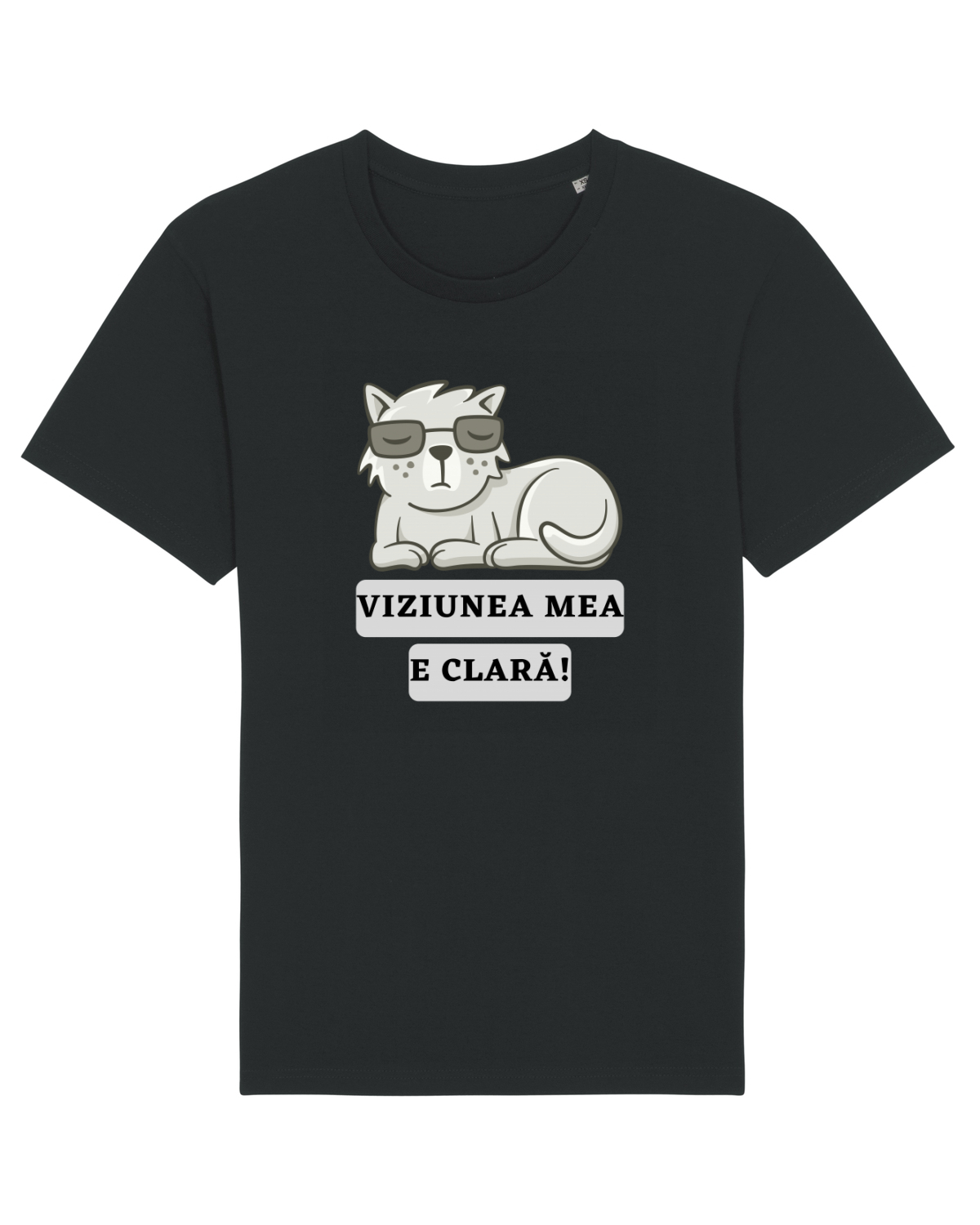 Tricou mânecă scurtă Unisex Rocker Black