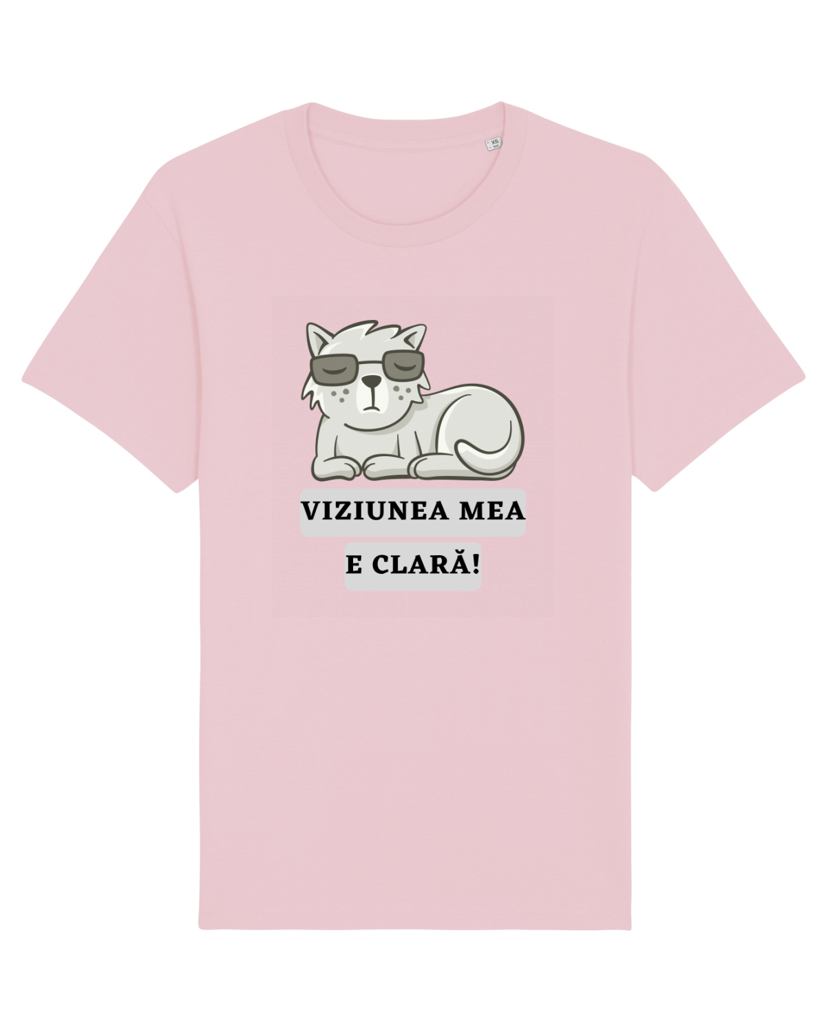 Tricou mânecă scurtă Unisex Rocker Cotton Pink