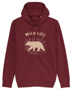 Wild Life Hanorac cu fermoar Unisex Connector