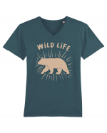 Wild Life Tricou mânecă scurtă guler V Bărbat Presenter